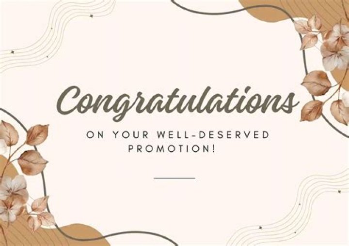 Celebrating Your Achievement: Congratulations On Your Promotion!